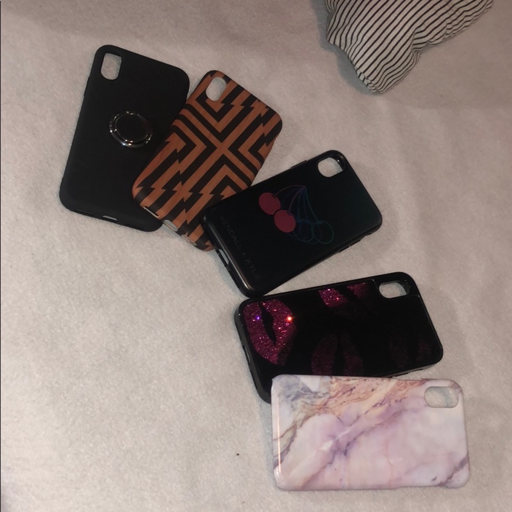 5 IPHONE X cases !! bundle 💋
